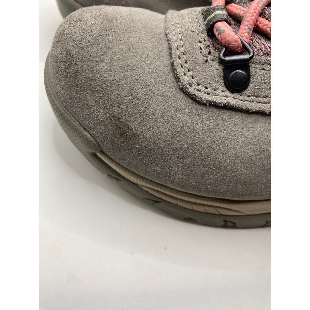 Columbia Women's Waterproof Hiking Boots Grey Pink Lace Up Size 6.5 - Picture 10 of 10